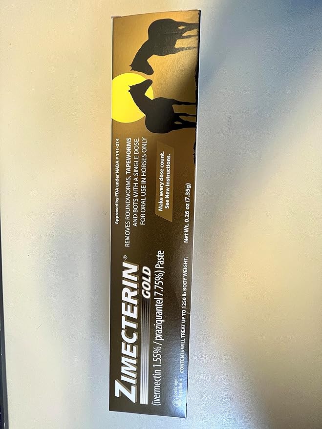 MERIAL INC -EQUINE WORMER 6001120 ZIMECTERIN GOLD EQUINE DEWORMER