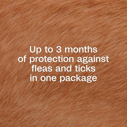 ADAMS Plus Flea & Tick Prevention Spot On for Dogs, Toy/Small Dog, Kills Fleas & Ticks (Brown Dog/Deer Ticks), Kills and Repels Mosquitoes, Prevents Flea Infestations, 3-Month Supply, 3 Pack