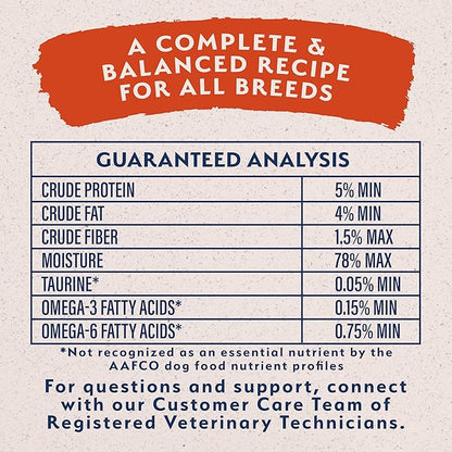 Natural Balance Limited Ingredient Adult Grain-Free Wet Canned Dog Food, Sweet Potato & Salmon Recipe, 13 Ounce (Pack of 12)
