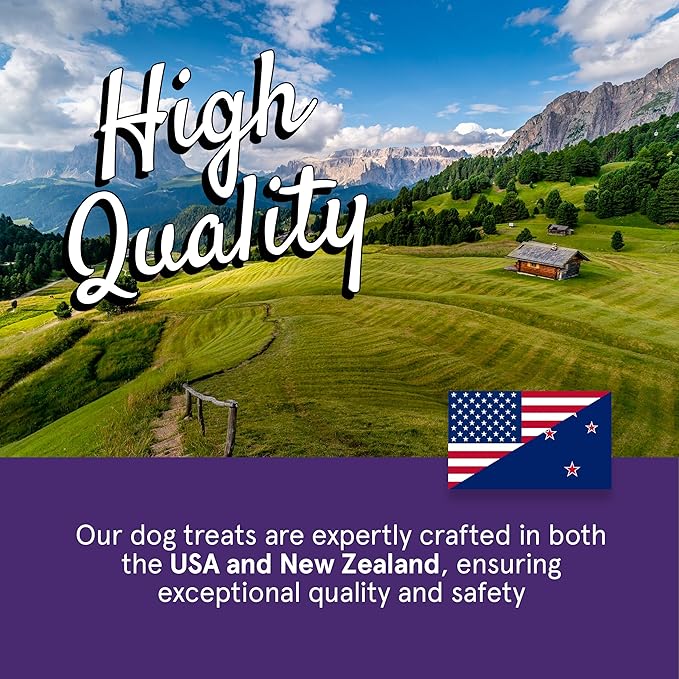 TRMC Real Meat Dog Treats - Two 12oz Bag of Bite-Sized Air-Dried Lamb & Liver Jerky for Dogs - Grain-Free Jerky Pet Treats Made up of 95% Free-Range, Grass Fed Lamb - All-Natural Treats