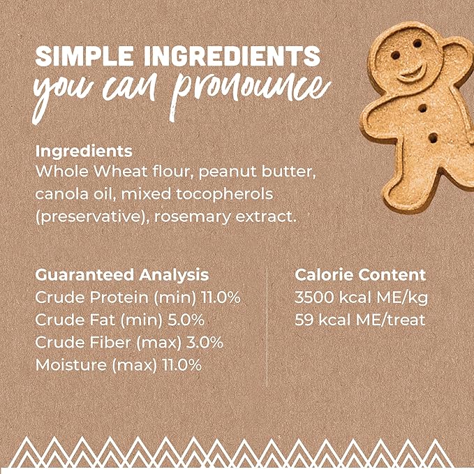 Buddy Biscuits Bag of Crunchy Dog Treats Made with Natural Peanut Butter, 3.5 lbs. (Pack of 2)