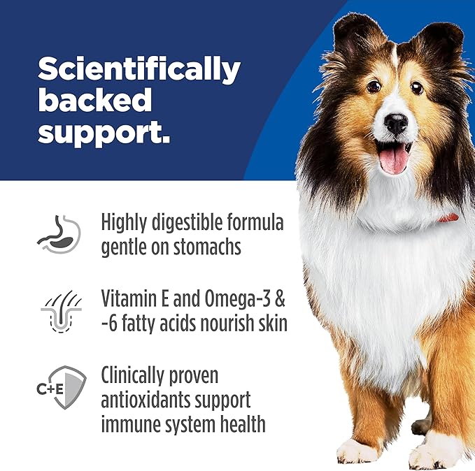 Hill's Science Diet Adult Sensitive Stomach & Skin Dry Dog Food, Chicken, 15.5 lb. Bag