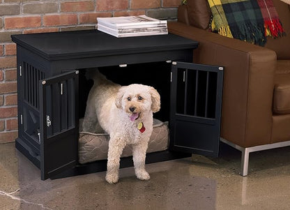Merry Products Triple Door Medium Dog Crate, Dog Kennel, Dog Cage