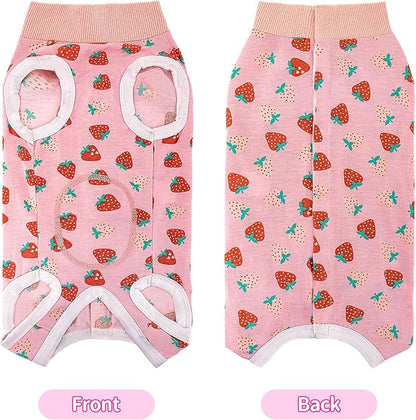 Coppthinktu Recovery Suit for Dogs After Surgery, Dog Onesie Surgery Recovery Suit for Female Spay, Soft Male Surgical Pajamas Bodysuits for Small Medium Puppy to Anti Licking Dog Cone Alternative