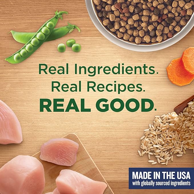 Nutrish Rachael Ray Adult Dry Dog Food Real Chicken & Veggies Recipe, 40 lb. Bag (Packaging May Vary)