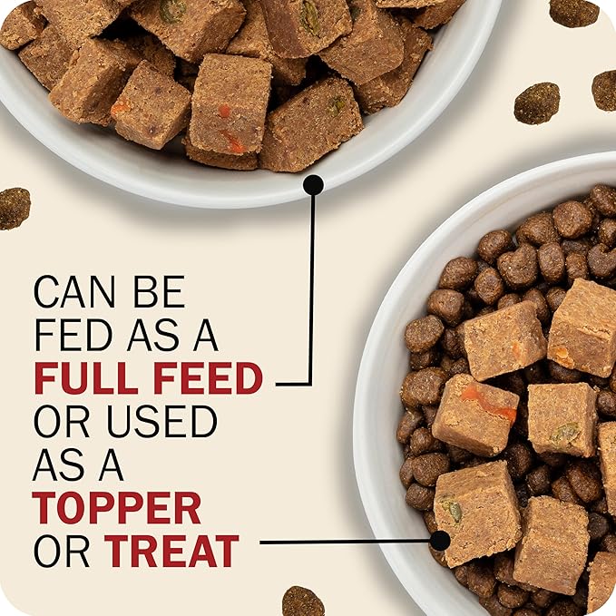 Redbarn Pet Products Premium Rolled Dog Food, Semi-Moist, Beef Recipe - High Protein Full Feed, Topper, Training Treat, or Pill Pouch - Balanced Meal with Functional Ingredients - 4 lb, 8 Rolls
