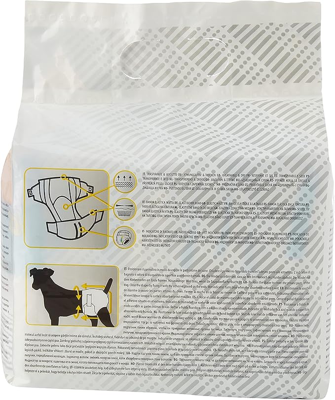 CROCI Dog Nappy, Medium, Pack of 12