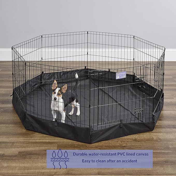 MidWest Homes for Pets Octagon Exercise Pen Fabric Mesh Bottom