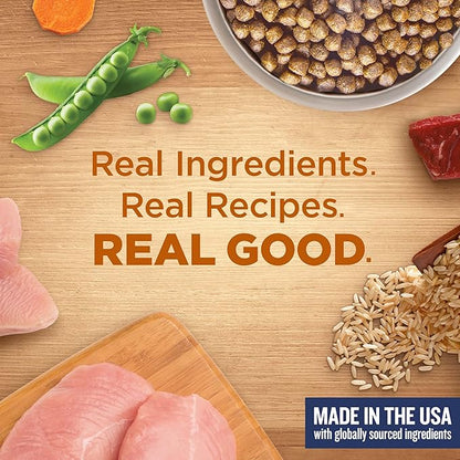 Nutrish Rachael Ray Healthy Weight Adult Dry Dog Food Real Turkey, Brown Rice & Venison Recipe, 12 lb. Bag