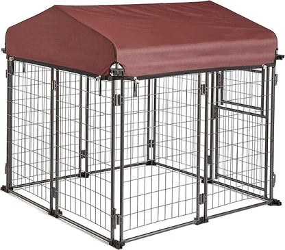 TWO by TWO Haven Expandable Kennel, Black, Medium
