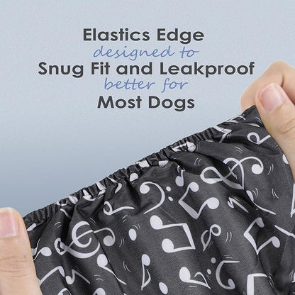 wegreeco Washable Male Dog Belly Band (Stylish Pattern)- Pack of 3 - Washable Male Dog Belly Wrap, Dog Diapers Male (Cool Design, X-Large)