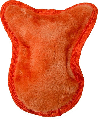 Outward Hound Durablez Minis – Squeaky Plush Dog Toy, No Stuffing for Less Mess, Interactive & Tough, Jumbo Squeaker, Puppies & Small Dogs, Fox, 6.3"