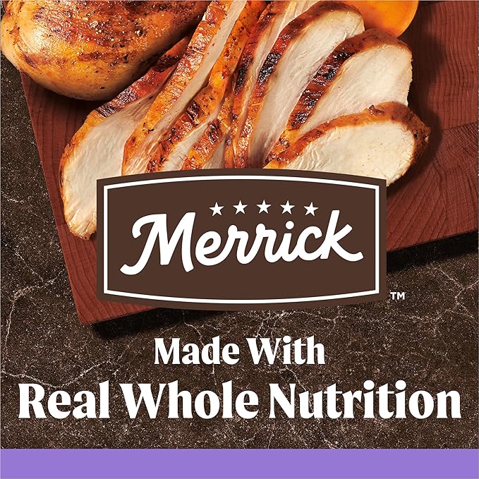 Merrick Premium Grain Free Dry Puppy Food, Wholesome and Natural Kibble with Real Chicken and Sweet Potato - 10.0 lb. Bag