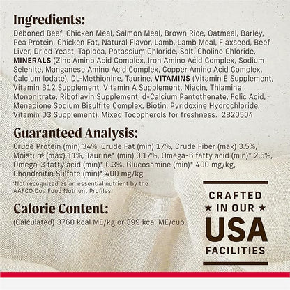 Merrick Backcountry Healthy Grains Kibble With Freeze Dried Raw Pieces, Great Plains Red Meat Recipe Dog Food - 20.0 Lb. Bag
