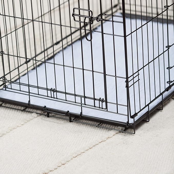 Precision Pet Products Two Door Provalue Wire Dog Crate, 42 Inch, For Pets 70-90 lbs, With 5-Point Locking System