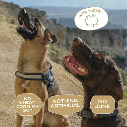 Smart Cookie Freeze Turkey Bites - Single Ingredient Freeze Dried Dog Treats - Dog Training Treats & Dog Food Topper - Made in USA - 2oz Bag, 1 Pack