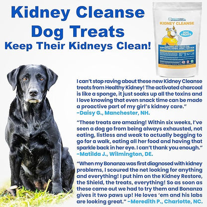 Kidney Cleanse Dog Treats Low Protein Bacon 20 Oz. Dog Treats for Kidney Support. Kidney Friendly Dog Food Diet Treat That Supports Normal Kidney Toxin Elimination