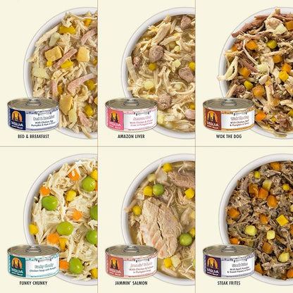 Weruva Classic Dog Food, Let's Give Em' Pumpkin to Talk About Variety Pack, 5.5oz Can (Pack of 12)