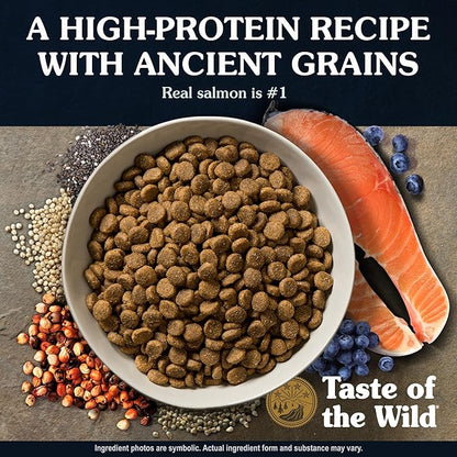 Taste Of The Wild Ancient Stream Canine Recipe With Smoke-Flavored Salmon And Ancient Grains 28lb