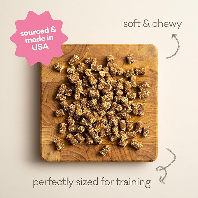 Polkadog Wonder Nuggets Soft & Chewy Dog Treats - Turkey & Cranberry, All Natural, Limited Ingredient, Premium Training Treats for All Breeds, Great for Allergies, Made in USA - 10oz