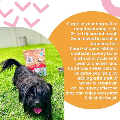 I AND LOVE AND YOU Baked and Saucy Dry Dog Food - Lamb + Sweet Potato - Prebiotic + Probiotic, Real Meat, Grain Free, No Fillers, 10.25lb Bag