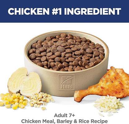 Hill's Science Diet Adult 7+ Dry Dog Food, Chicken Meal, Barley, & Rice, 5 lb. Bag
