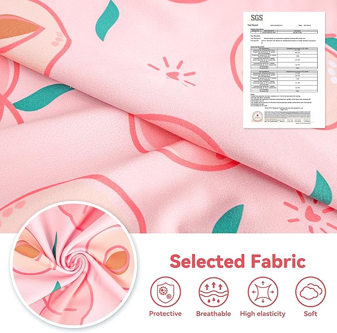 cyeollo Dog Surgery Recovery Suit, Soft Dog Onesie, E-Collar & Cone Alternative, Spay Neuter Suit for Male Female Dogs, Anti-Licking Wound Surgical Clothes, Comfy Body Suit for Small Dogs, Peach M