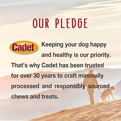 Cadet Gourmet Sweet Potato & Chicken Wraps Limited-Ingredient Dog Chews, Healthy and Natural Training Treats for Small and Large Dogs, 28 oz.