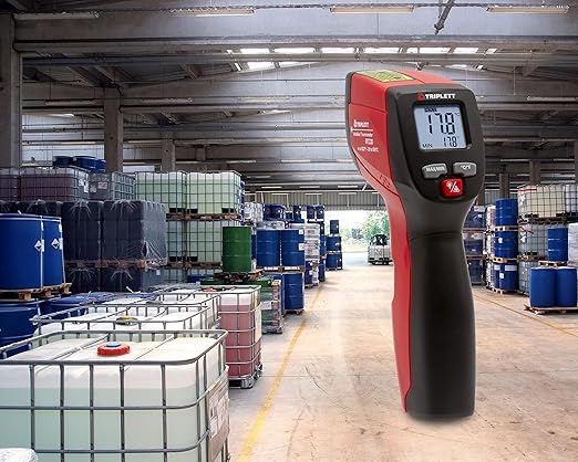 Triplett IRT220 Non-Contact 12:1 Infrared Thermometer, -4 to 932°F (-20 to 500°C)