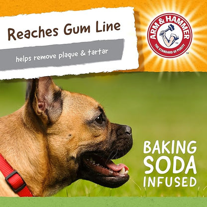 Arm & Hammer Super Treadz Gator & Gorilla Chew Toy for Dogs - Best Dental Dog Chew Toy - Reduces Plaque & Tartar Buildup Without Brushing - Safe for Dogs up to 35 Lbs