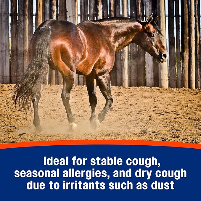 Farnam Cough Free Horse Supplement Pellets, Respiratory Support for Seasonal Allergies, Stable Cough, Lung Support Supplement, Show Safe, Herbal Formula, 2.5 lbs, 70-Day Supply