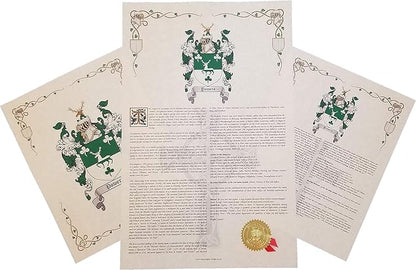 Mr Sweets Wormer - Coat of Arms, Crest & History 3 Print Combo - Surname Origin: Dutch Holland The Netherlands