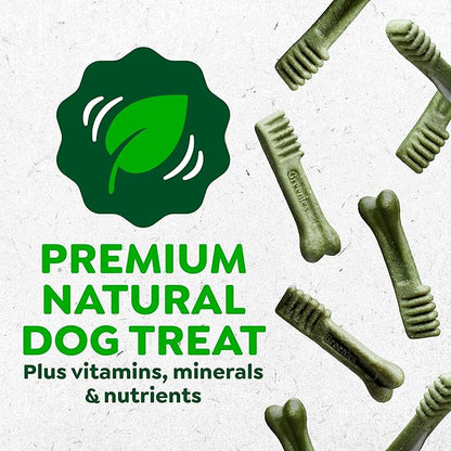 Greenies Veterinarian-Recommended Adult Natural Dental Dog Treats Petite Size, Dog Dental Chews, Original Flavor, 54 oz. Pack, 90 Count