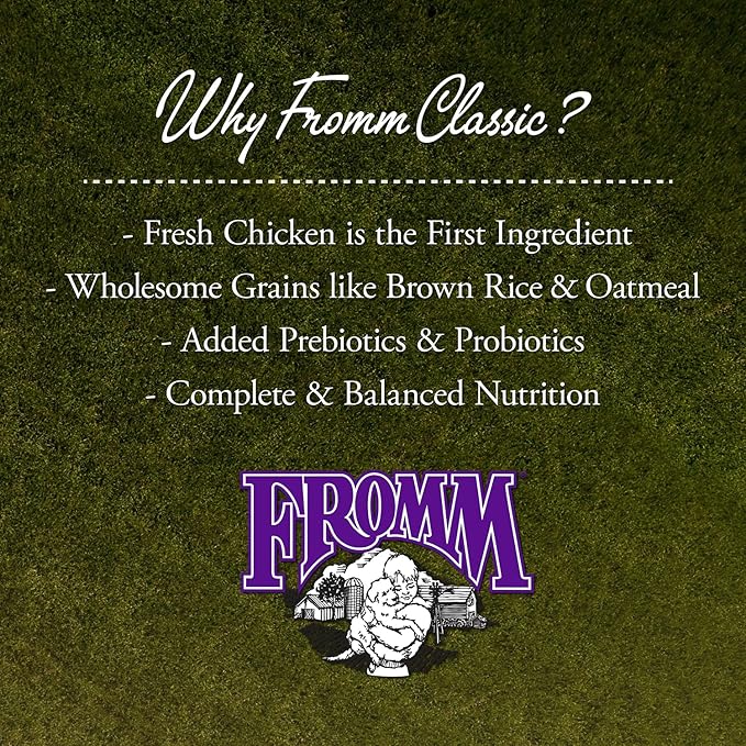 Fromm Classic Puppy Dog Food - Premium Dry Puppy Food for Large, Medium, & Small Breeds - Chicken Recipe - 5 lb