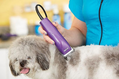 Andis (Pet 22690 EasyClip Pro-Animal 7-Piece Detachable Blade Clipper Kit,Purple