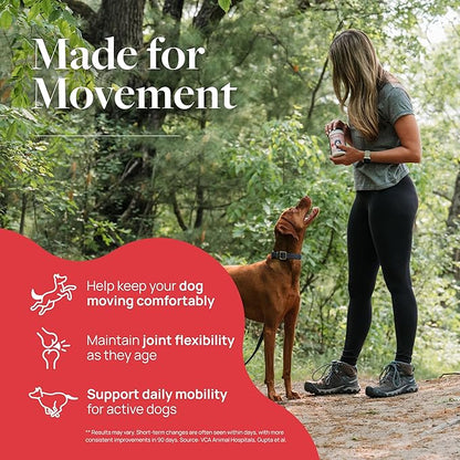 Veterinary Formula Smart Vitality Hip & Joint Supplement for Dogs with Glucosamine – Dog Joint Support, Dog Supplements for Mobility & Flexibility, 120ct