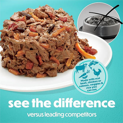 Purina Beneful Small Breed Wet Dog Food Variety Pack, IncrediBites - (2 Packs of 12) 3 oz. Cans