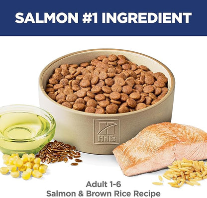 Hill's Science Diet Adult 1-6 Dry Dog Food, Salmon & Brown Rice, 33 lb. Bag