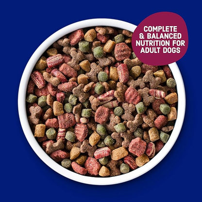 Kibbles 'n Bits Dry Dog Food, Savory Bacon & Steak Flavor for Adult Dogs, 3.5 lb. Bag