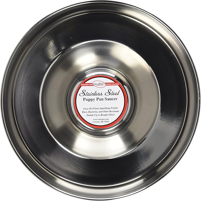 Stainless Steel Puppy Feeding Saucer
