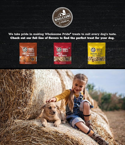 Wholesome Pride Sweet Potato Bites 100% All-Natural Single Ingredient Dog Treats, 16 oz