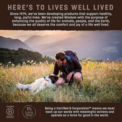 Earth Animal Wisdom Air Dried Dog Food - From the Land Recipe Premium Natural Dry Dog Food for All Breeds & Ages - 8 Lbs Bag
