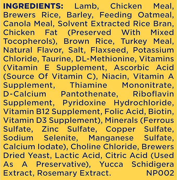 Nature's Recipe Lamb, Barley & Brown Rice Recipe Dry Dog Food, 4 lb. Bag
