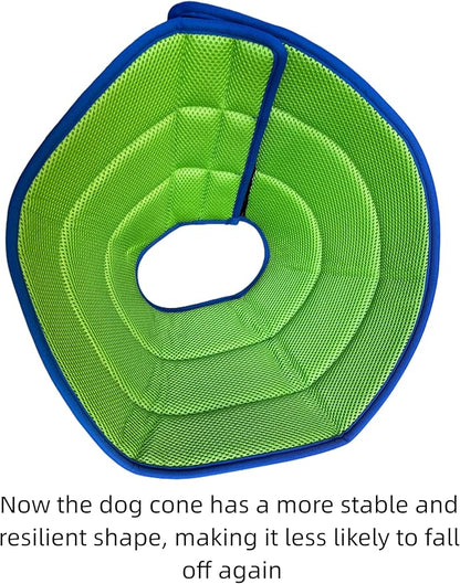 Soothing Recovery Cone for Dogs & Cats, Soft Anti-Lick Collar for Post-Surgery Protection, Comfortable Elizabethan Cone Alternative for Spay Neuter Recovery, Adjustable Design (XL)