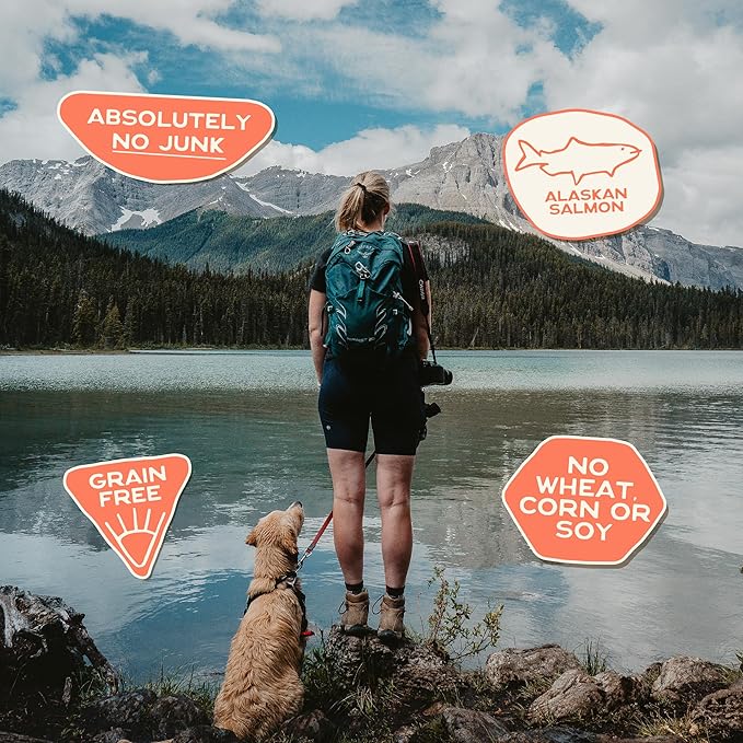 Smart Cookie Freeze Dried Salmon Bites - Single Ingredient Freeze Dried Treats for Dogs - Wild Caught Alaskan Salmon Dog Training Treats & Dog Food Topper - Made in USA - 2oz Bag, 3 Pack