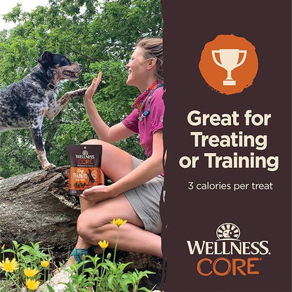 Wellness CORE Tiny Trainers Dog Treats,Natural,Training Treat,Grain Free,Turkey & Pomegranate (6 Ounce Bag),(Pack of 2)