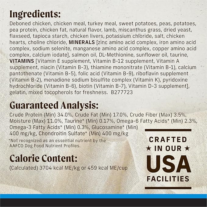 Merrick Backcountry Grain Free Dry Adult Dog Food, Kibble With Freeze Dried Raw Pieces, Large Breed Recipe - 20.0 lb. Bag