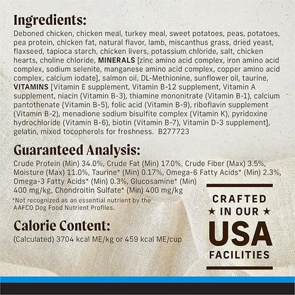 Merrick Backcountry Grain Free Dry Adult Dog Food, Kibble With Freeze Dried Raw Pieces, Large Breed Recipe - 20.0 lb. Bag
