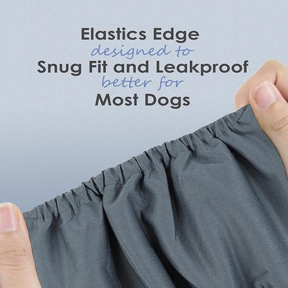 wegreeco Washable Male Dog Belly Band (Stylish Pattern)- Pack of 3 - Washable Male Dog Belly Wrap, Dog Diapers Male (Large)