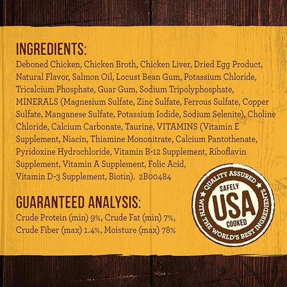 Merrick Grain Free Premium And Natural Canned Dog Food, Soft And Healthy Wet Recipe, Real Chicken Dinner - (Pack of 12) 12.7 oz. Cans